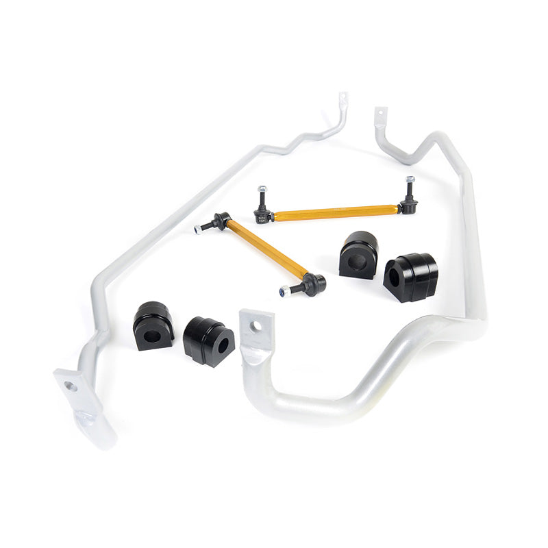 Whiteline, Stabilisatorstangen-Kit Vorn und Hinter passend für BMW 1/3er 2003-2013, Stahl, Silber