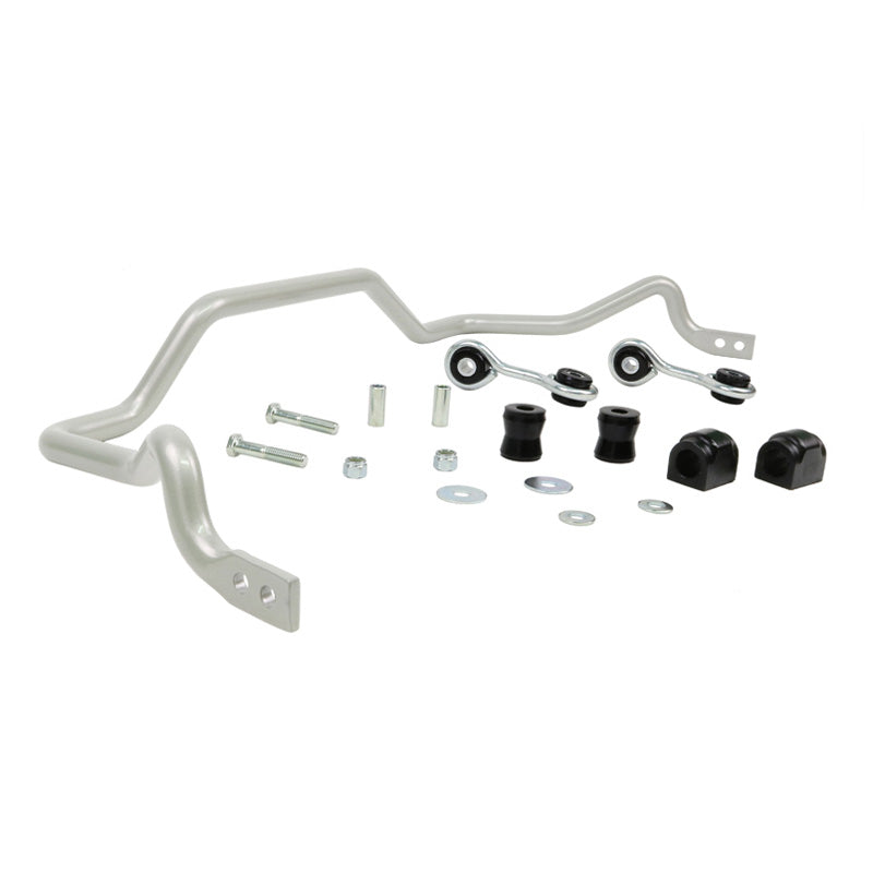 Whiteline, Stabilisatorstange Hinten 20mm Heavy Duty Verstellbar passend für BMW 3er E46 1998-2007, Stahl, Silber