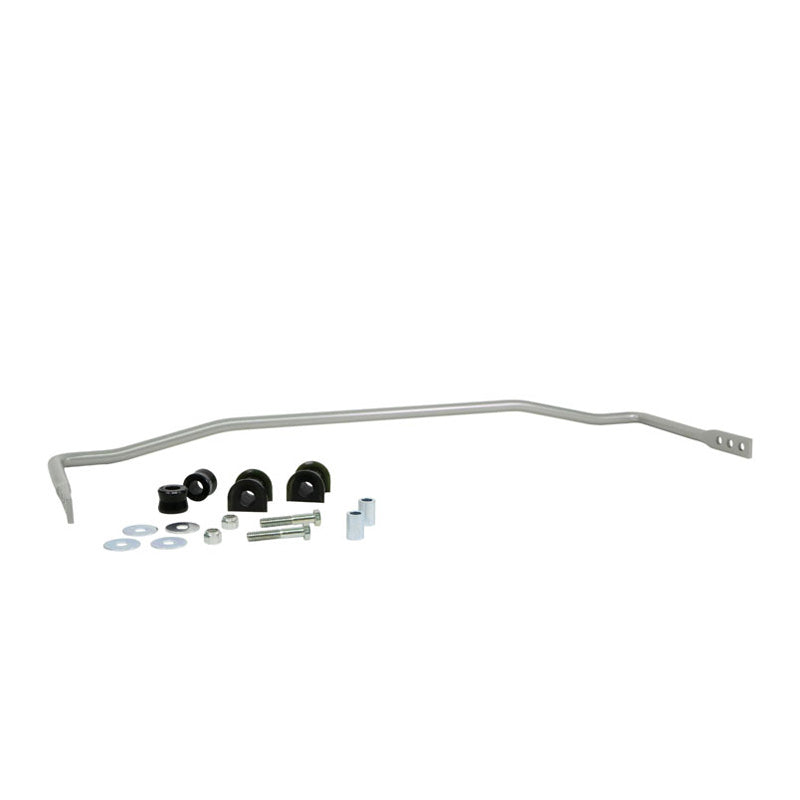 Whiteline, Stabilisatorstange Hinten 16mm Heavy Duty Verstellbar passend für BMW 3er E30 1982-1994, Stahl, Silber