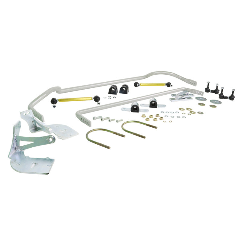 Whiteline, Stabilisatorstangen-Kit Vorn und Hinter passend für Honda Civic VIII Hatchback Typ R 2006-, Stahl, Silber