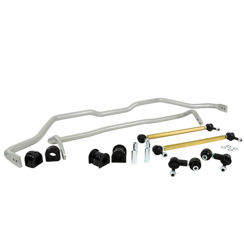 Whiteline, Stabilisatorstangen-Kit Vorn und Hinter passend für Honda Civic X Limousine/Hatchback 2015-, Stahl, Silber