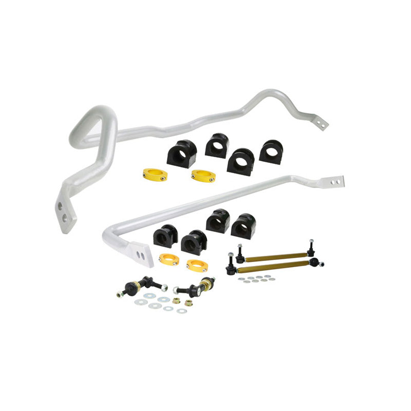 Whiteline, Stabilisatorstangen-Kit Vorn und Hinter passend für Mazda 3 BK Mazdaspeed 2004-2009, Stahl, Silber