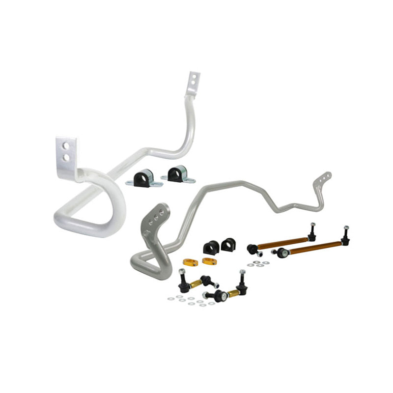 Whiteline, Stabilisatorstangen-Kit Vorn und Hinter passend für Mitsubishi ASX/Lancer VIII 4WD 2008-, Stahl, Silber