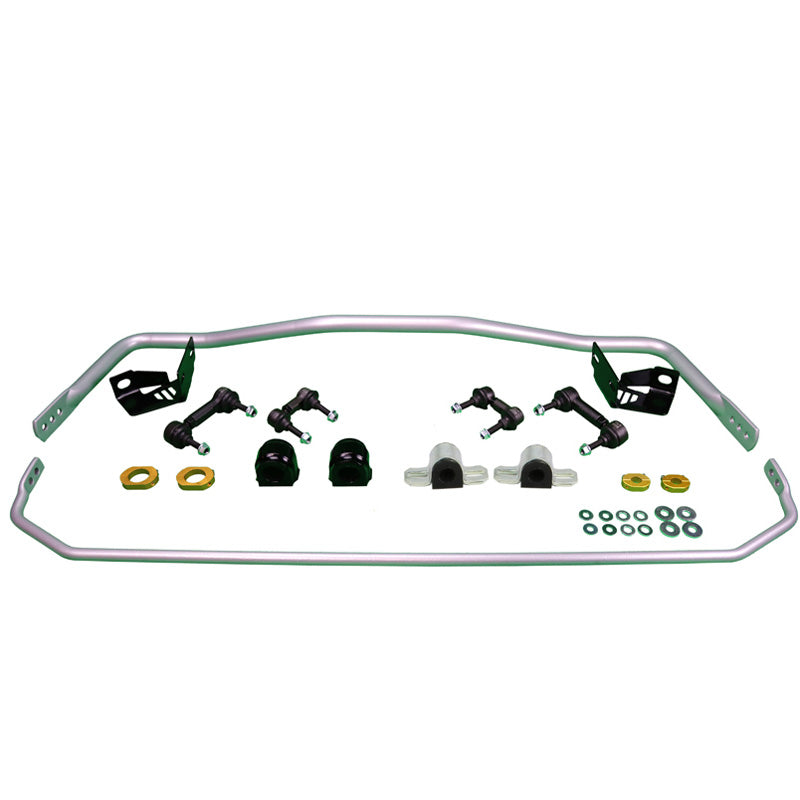 Whiteline, Stabilisatorstangen-Kit Vorn und Hinter passend für Mazda MX-5 IV / Fiat/Abarth 124 Spider 2015-, Stahl, Silber