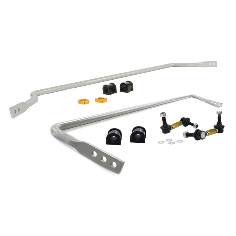 Whiteline, Stabilisatorstangen-Kit Vorn und Hinter passend für Mazda MX-5 II NB 1998-2005, Stahl, Silber