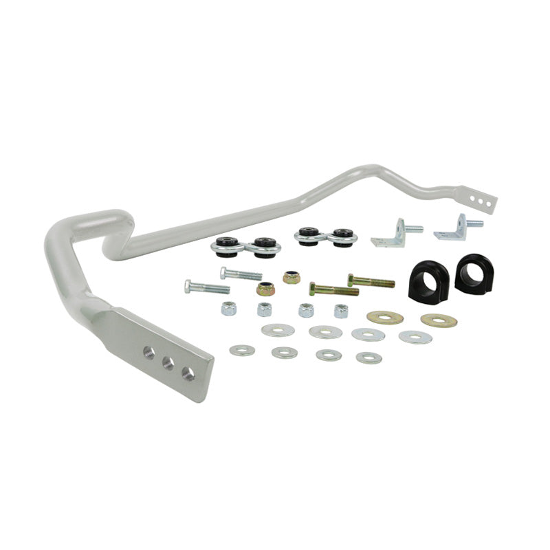 Whiteline, Stabilisatorstange Vorne 27mm Heavy Duty Verstellbar passend für Nissan 200 SX S13 2.0 i 16V/200 SX S14/Silvia S15 1988-2003, Stahl, Silber