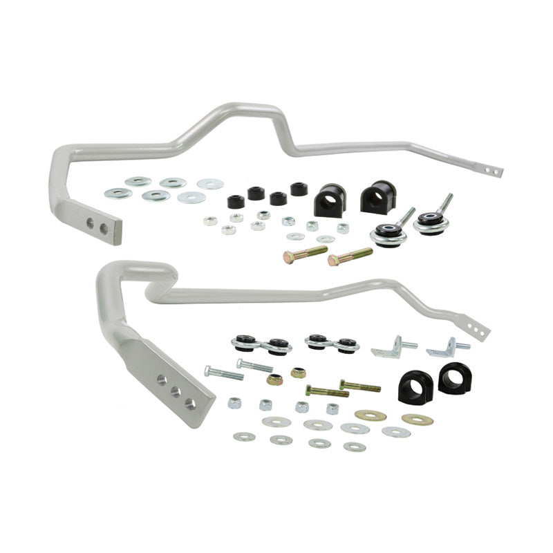 Whiteline, Stabilisatorstangen-Kit Vorn und Hinter passend für Nissan 200 SX S13 2.0 i 16V/200 SX S14/Silvia S15 1988-2003, Stahl, Silber