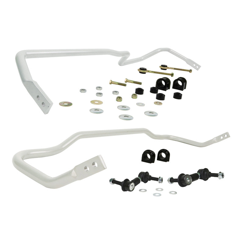 Whiteline, Stabilisatorstangen-Kit Vorn und Hinter passend für Nissan Skyline R32 4x4 1989-1993, Stahl, Silber