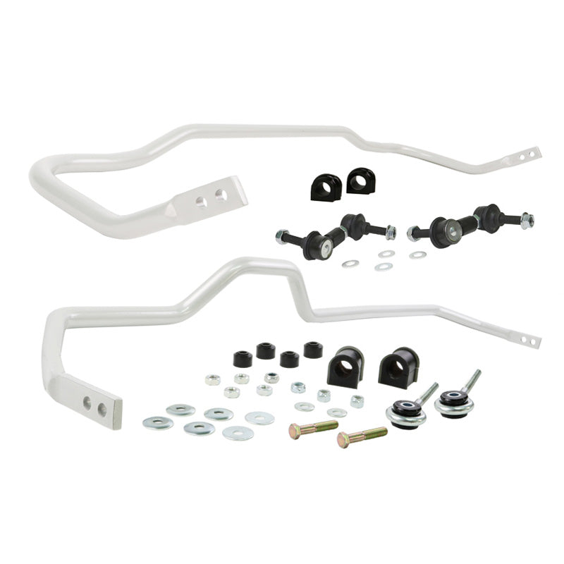 Whiteline, Stabilisatorstangen-Kit Vorn und Hinter passend für Nissan Skyline R33-R34 4x4/Stagea WC34 1993-2001, Stahl, Silber