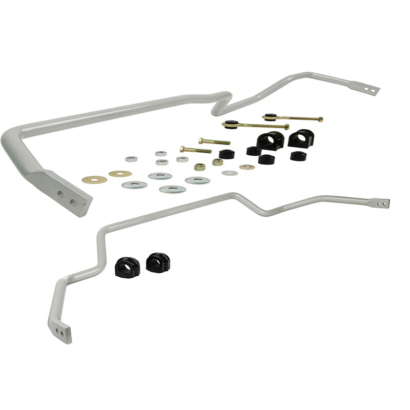 Whiteline, Stabilisatorstangen-Kit Vorn und Hinter passend für Nissan Skyline/Coupé R32 RWD 1989-1993 Exklusiv 4x4, Stahl, Silber