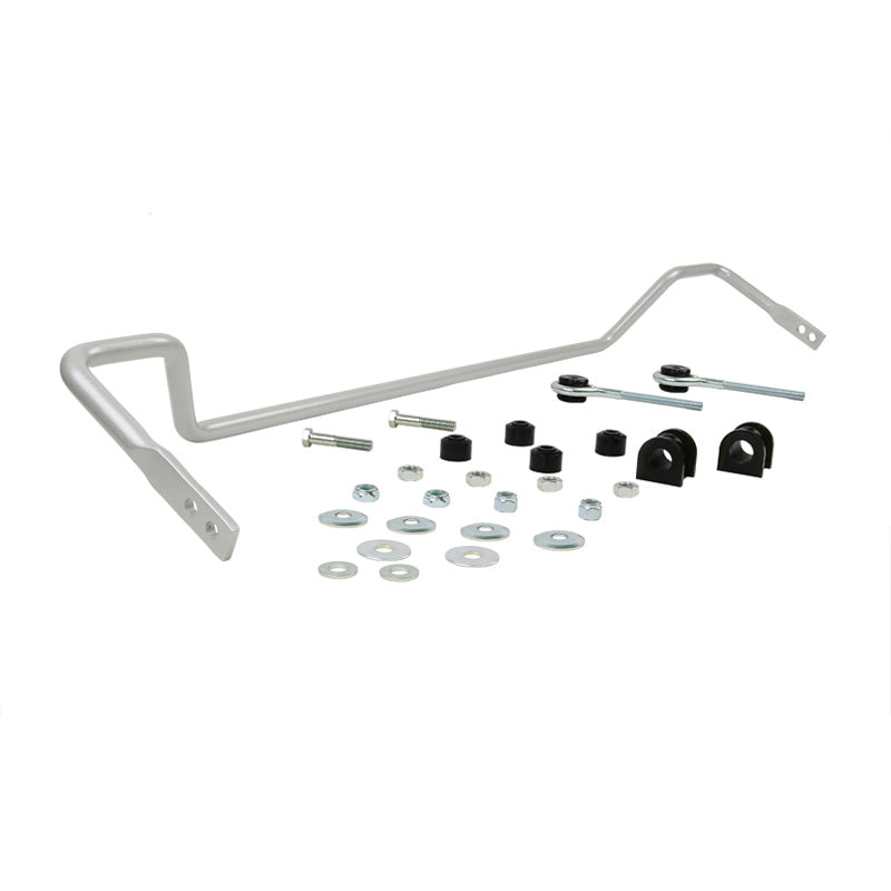 Whiteline, Stabilisatorstange Hinten 18mm Heavy Duty Verstellbar passend für Nissan 100 NX B13/Pulsar Hatchback N14/Sentra III B13/Sunny III N14 1990-1996, Stahl, Silber