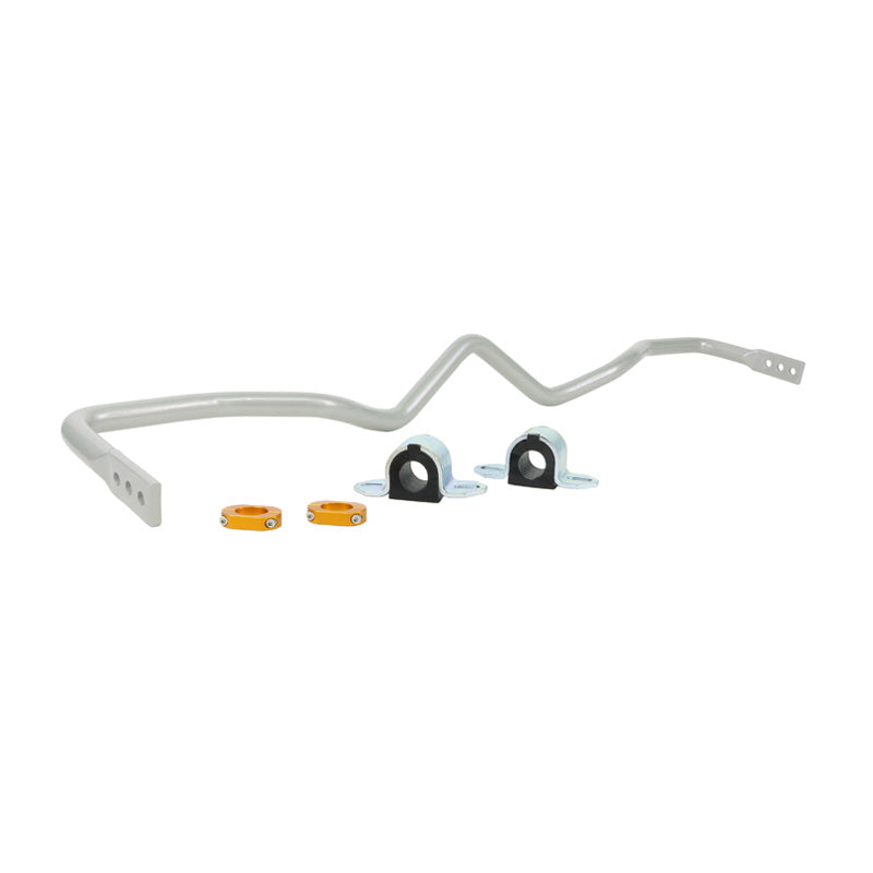 Whiteline, Stabilisatorstange Hinten 24mm Heavy Duty Verstellbar passend für Infiniti G Cabrio/Coupé/Limousine / Nissan 370 Z Coupé/Roadster Z34/Skyline V36 2006-, Stahl, Silber