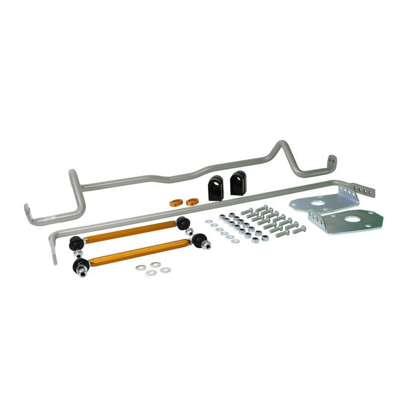 Whiteline, Stabilisatorstangen-Kit Vorn und Hinter passend für Renault Megane CC EZ0/1/Megane III Coupé/Grandtour/Hatchback 2008-2015, Stahl, Silber