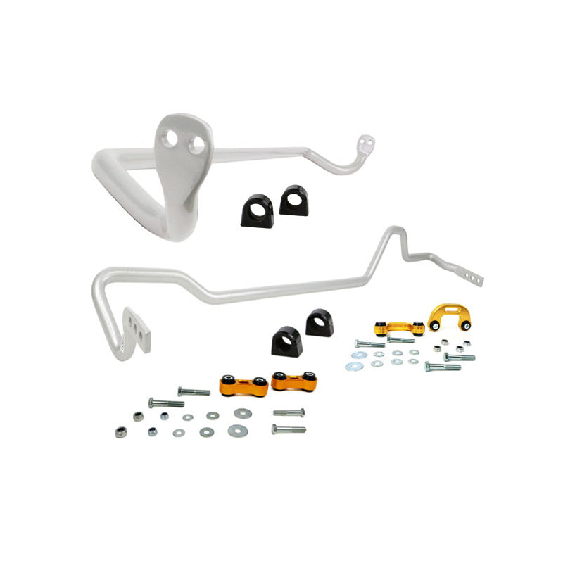 Whiteline, Stabilisatorstangen-Kit Vorn und Hinter passend für Subaru Impreza Limousine GC/Estate GF/Coupé GFC 1994-2000, Stahl, Silber