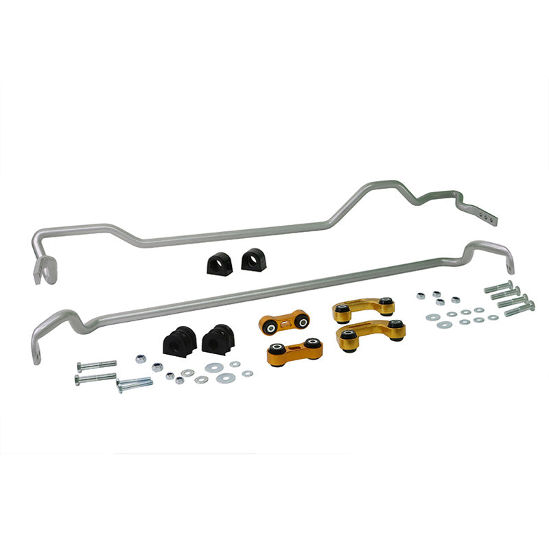 Whiteline, Stabilisatorstangen-Kit Vorn und Hinter passend für Subaru Impreza Estate GG 2.0 Turbo 4WD 218PS EJ205 2000-, Stahl, Silber