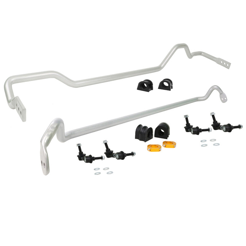 Whiteline, Stabilisatorstangen-Kit Vorn und Hinter passend für Subaru Impreza Limousine GD/Estate GG/Hatchback 2.0/2.5 2005-, Stahl, Silber