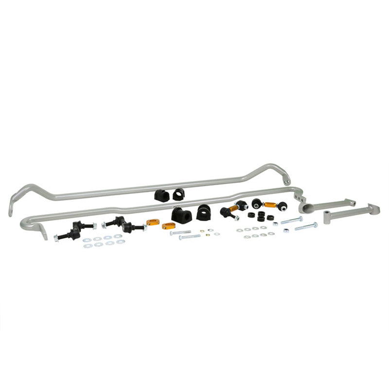 Whiteline, Stabilisatorstangen-Kit Vorn und Hinter passend für Subaru WRX Limousine GJ Sti 2.5 4WD 2014-, Stahl, Silber