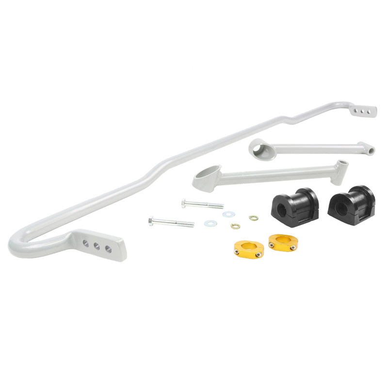 Whiteline, Stabilisatorstange Hinten 24mm XX Heavy Duty Verstellbar passend für Motorsport Subaru Forester SH-SJ/Impreza/Legacy V BM-BR/Levorg/Outback BR/WRX 2007-2016, Stahl, Silber