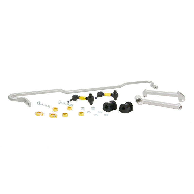 Whiteline, Stabilisatorstange Hinten 16mm Heavy Duty Verstellbar passend für Toyota GT 86 Coupé ZN6 / Subaru BRZ 2012-, Stahl, Silber