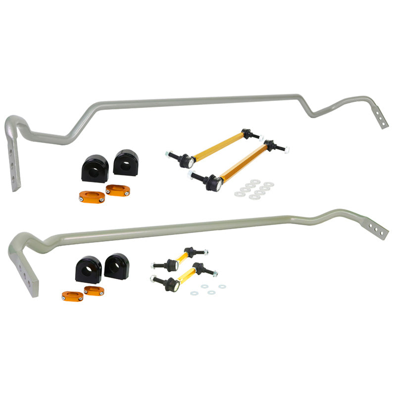 Whiteline, Stabilisatorstange kit VA24/HA18mm Verstellbar passend für BMW Z4 2018-/Toyota Supra 2019--, PU-Rim, Stahl, Grau, Gold, Schwarz