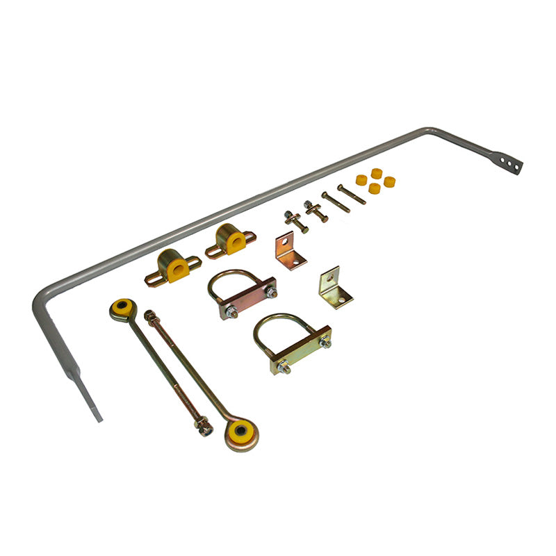 Whiteline, Stabilisatorstange Hinten 20mm Heavy Duty Verstellbar passend für Toyota Paseo Cabrio/Coupé EL44/EL54 / Starlet P8 1988-1999, Stahl, Silber