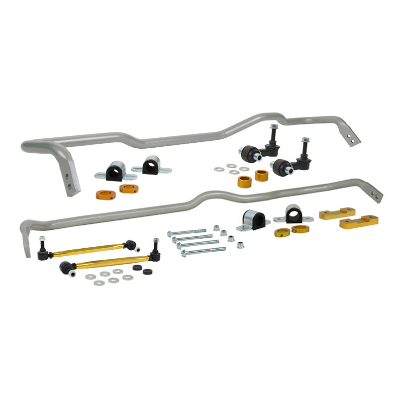 Whiteline, Stabilisatorstangen-Kit Vorn und Hinter passend für Audi A3 Quattro / Volkswagen Golf Alltrack BA5/Golf VII 4motion 2012-, Stahl, Silber