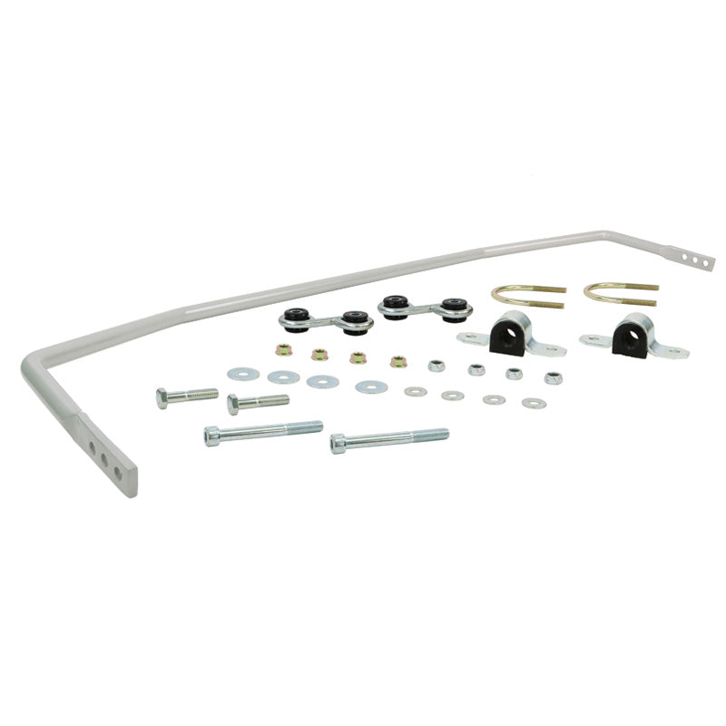 Whiteline, Stabilisatorstange Hinten 20mm Heavy Duty Verstellbar passend für Audi A2 / Seat Cordoba/Ibiza IV / Skoda Fabia I/II / Volkswagen Fox/Polo/Saveiro V/Voyage 2000-2014, Stahl, Silber