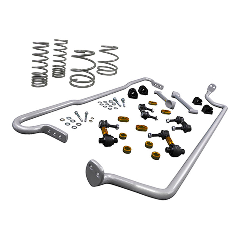 Whiteline, Grip-Serien 1 Stabilisator- und Tieferlegungsfedern-Kit passend für Subaru Impreza Hatchback/Limousine GR-GH-G3 2.5 2007-, Stahl, Silber