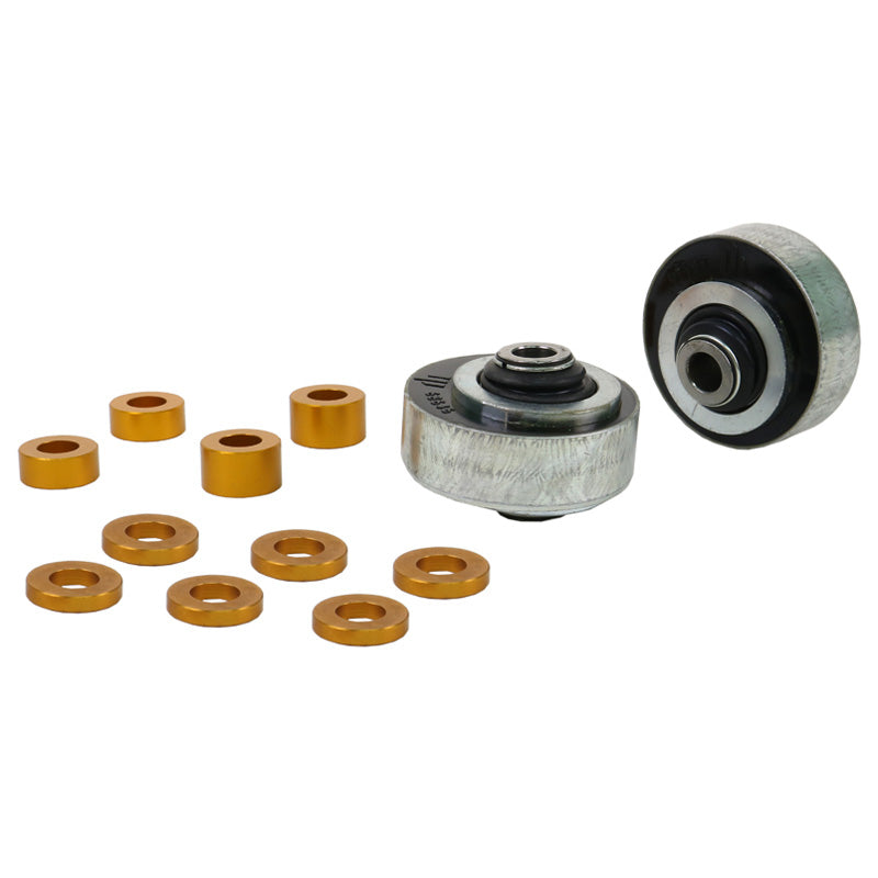 Whiteline, Lenker Radaufhängung - Lower Inner Rear Bushing passend für Subaru Impreza Hatchback/Limousine GR-GH-G3-GJ/WRX 2010-, Stahl, Silber