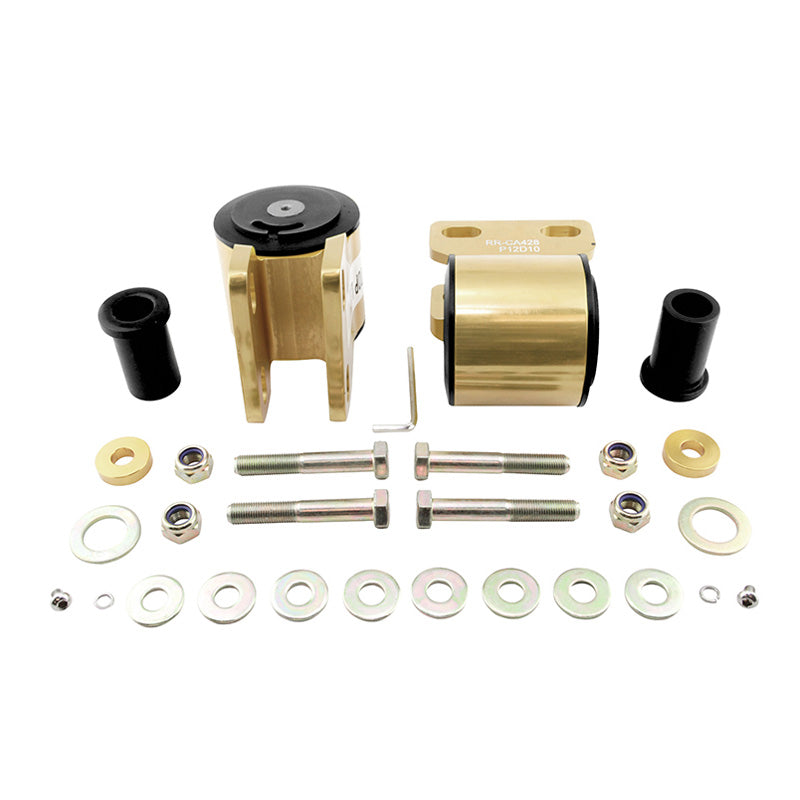 Whiteline, Achsvermessung des Caster-Kits - Lenker Radaufhängung - Lower Inner Rear Bushing passend für Ford Focus II/C-Max / Kuga II & Mazda 3 BK/5 CR19 & Volvo C30/C70 II/S40 II/V50 2003-2015, Aluminium, Silber