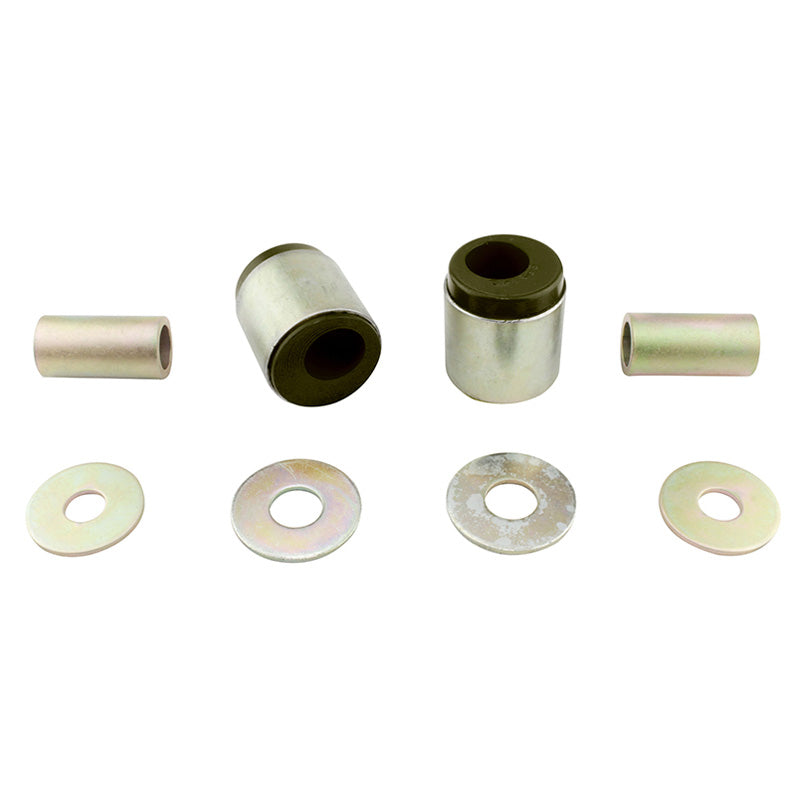 Whiteline, Lenker Radaufhängung - Lower Inner Rear Bushing passend für Mitsubishi FTO Coupé/Lancer V Evolution I-III/VI Evolution IV-VI 1992-2001, Stahl, Schwarz