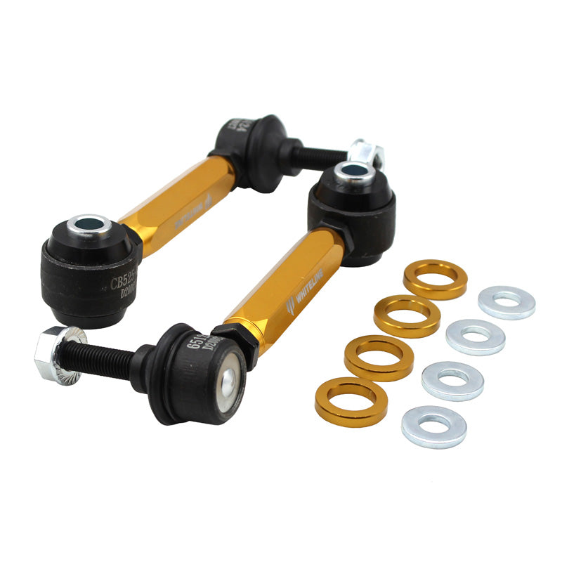 Whiteline, Stabilisator/Kupplungsstange - Link kit passend für BMW 1 F20,F21/2 F22,F87/F23/F45/3 F30,F80/4 F32,F82/F33,F88/X1 E84, PU-Rim, Stahl, Gold, Schwarz