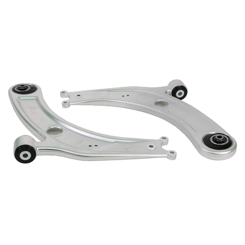 Whiteline, Aluminium Wishbone Lenker Radaufhängung passend für Audi A3/TT FV3/FV9 / Seat Leon / Skoda Octavia III 5E3/5E5 / Volkswagen Golf Alltrack/Sportsvan/VII 2012-, Silber