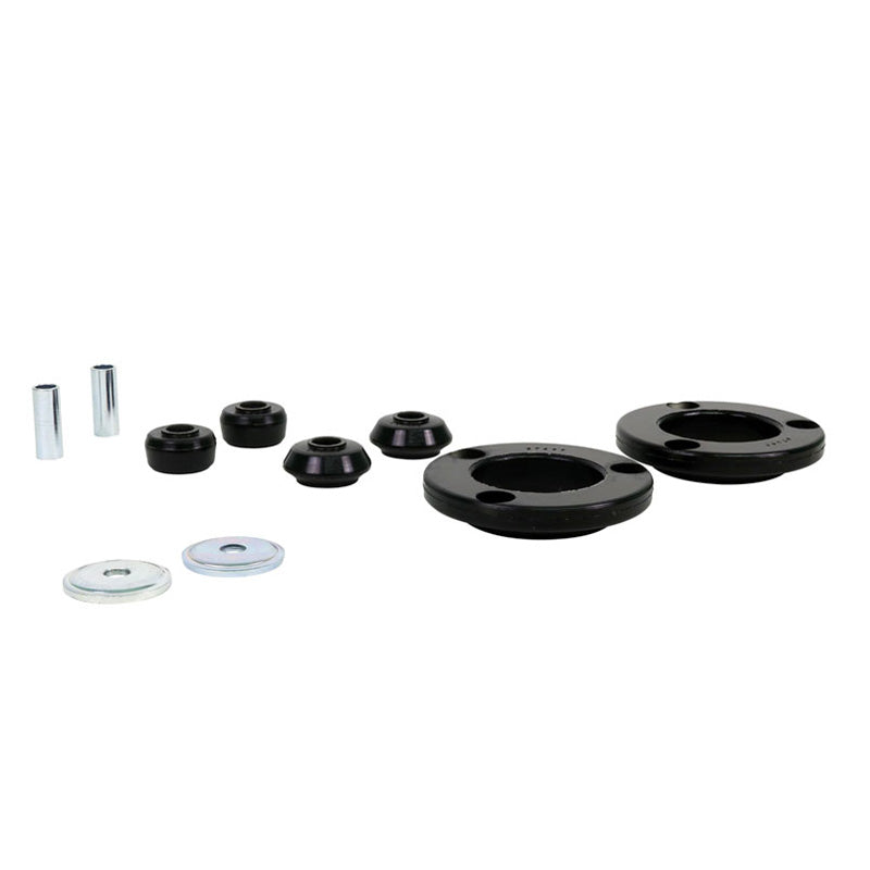 Whiteline, Federbeinbefestigung - Bushing passend für Nissan Navara Platform/Chassis D23/NP 300 Navara D23/D40/Pathfinder III R51/Xterra N50/Equator Pickup 2005-, PU-Rim, Silber