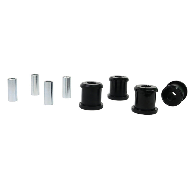 Whiteline, Lenker Radaufhängung - Upper Bushing passend für Mitsubishi Pajero III/III Canvas Top/IV/IV Van/TR4 1999-, PU-Rim, Schwarz