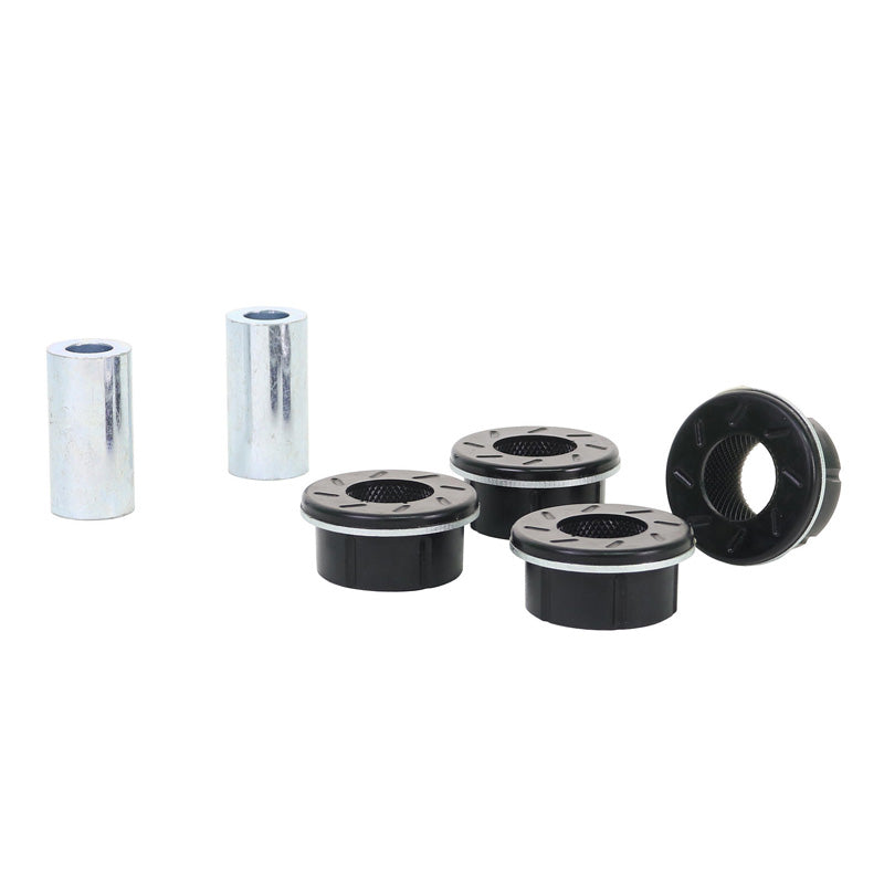 Whiteline, Lenker Radaufhängung - Lower Inner Front Bushing passend für Nissan Maxima/Murano 2003-2008, PU-Rim, Schwarz