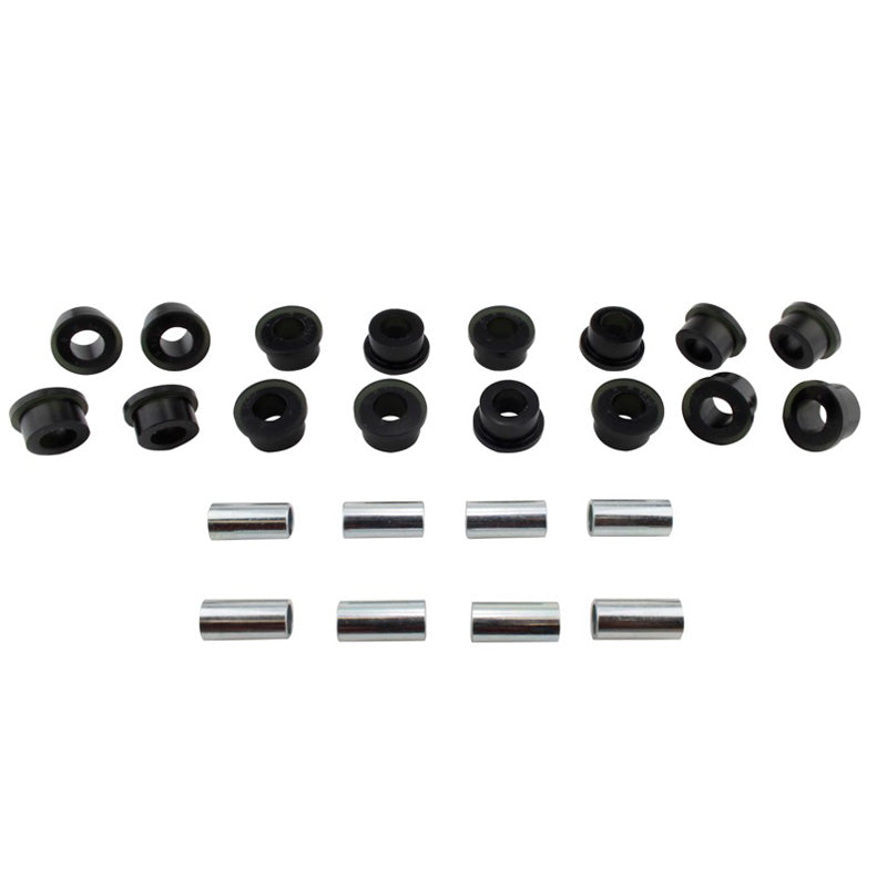 Whiteline, Lenker Radaufhängung - Inner und Outer Bushing passend für Nissan Bluebird/Exa Targa/Maxima/Maxima QX IV/III/Pulsar/Sentra III/Sunny III/Camry 1985-2000, PU-Rim, Silber