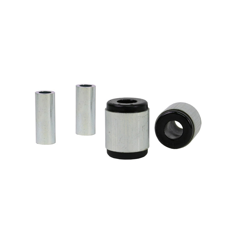 Whiteline, Lenker Radaufhängung - Lower Inner und Outer Bushing passend für Mitsubishi Lancer VI Evolution IV-VI/Lancer VII 1996-2013, Stahl, Silber