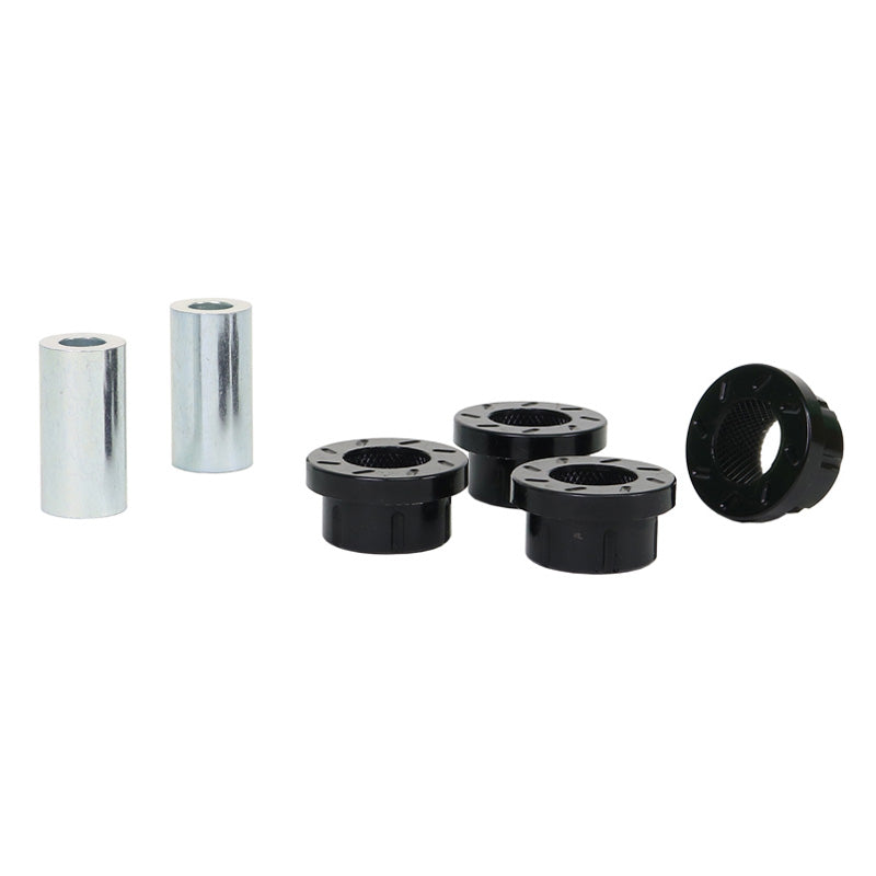 Whiteline, Lenker Radaufhängung - lower front inner bushing kit passend für Lexus GS 1997-2000/IS 1999-2005/Toyota Altezza Incl. Gita 1999-2005, PU-Rim, Stahl, Silber, Schwarz