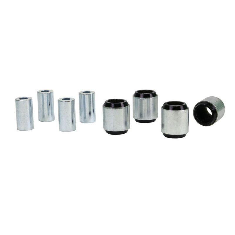 Whiteline, Lenker Radaufhängung - Lower Rear Inner und Outer Bushing passend für Audi A3 Sportback / BMW 1/2/3/4 2011-, Stahl, Schwarz