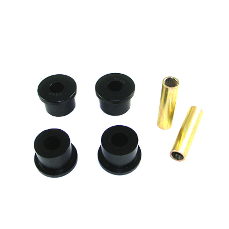 Whiteline, Spring - Eye Front Bushing passend für Toyota Hilux I Pickup N1 1968-1978/VII Pickup N1-N3/VIII Pickup/Platform/Chassis N1 2005, PU-Rim, Schwarz