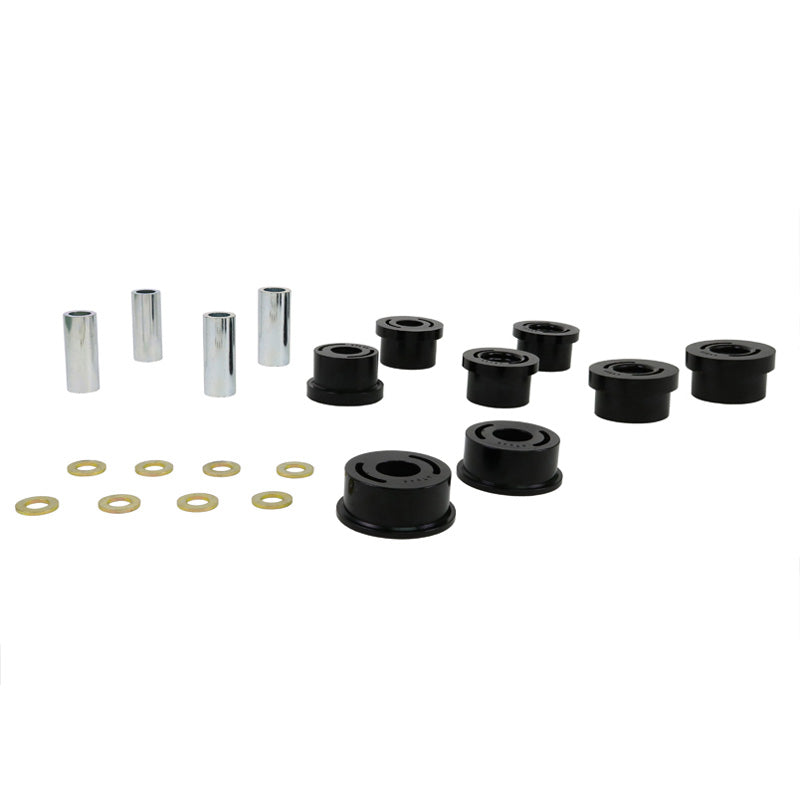 Whiteline, Subframe - Montage Front Bushing passend für Infiniti G Coupé/Limousine / Nissan 350 Z Coupé/Roadster Z33 3.5/Skyline/Stagea V35/M35 2001-2009, PU-Rim, Silber