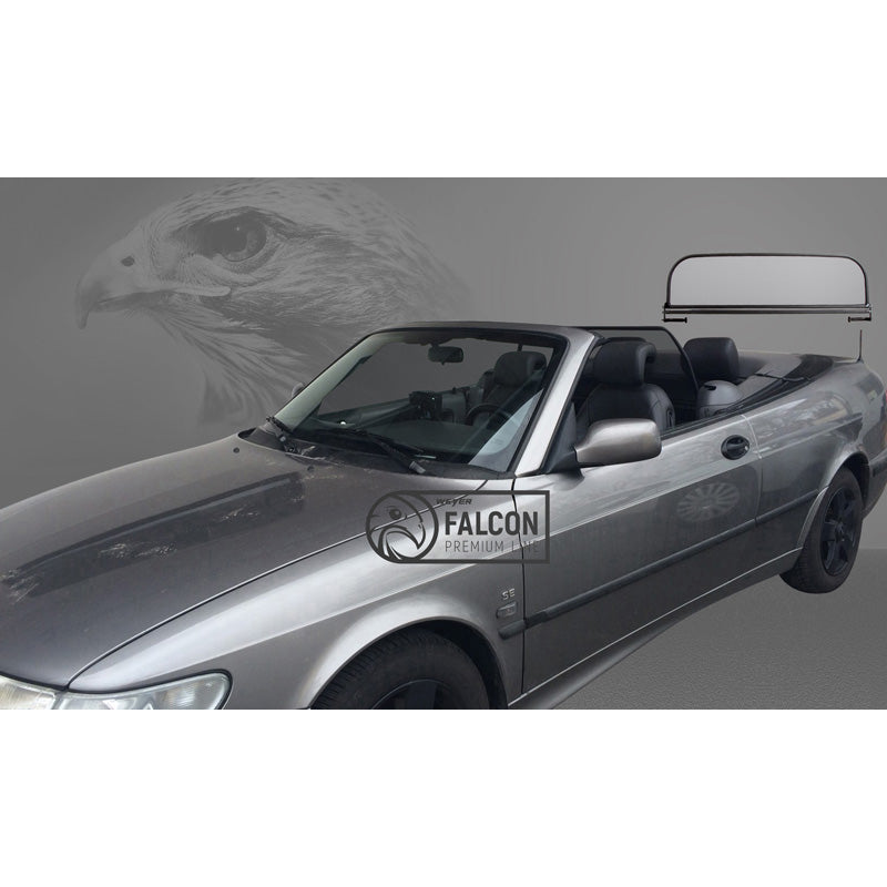 WEYER, Windschott Weyer Falcon Premium Line passend für Saab 900 II & 9-3 Typ YS3D 1994-2003, Stahl, Textil, Schwarz