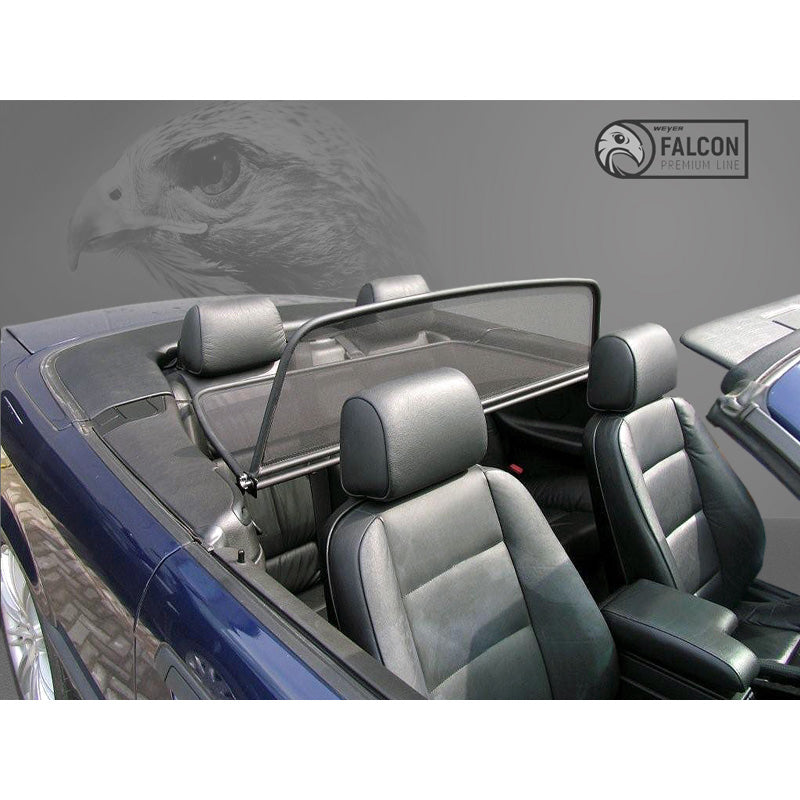 WEYER, Windschott Weyer Falcon Premium Line passend für BMW 3er E36 1993-1999, Stahl, Textil, Schwarz