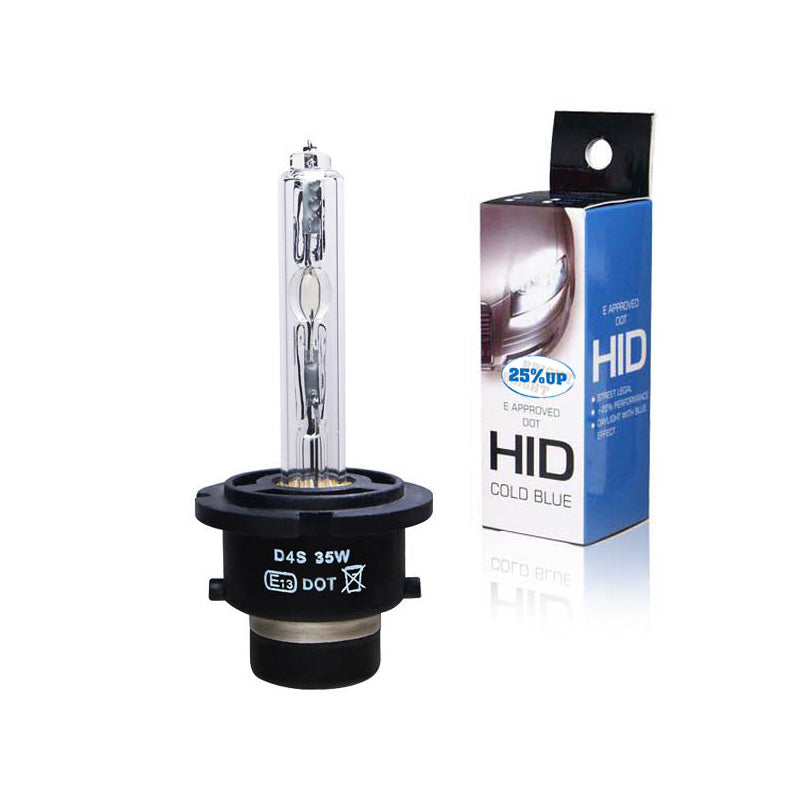 Blanco, HID-Xenon Birne D4S 5000K 25% UP + E-Prüfzeichen, Einzelstück